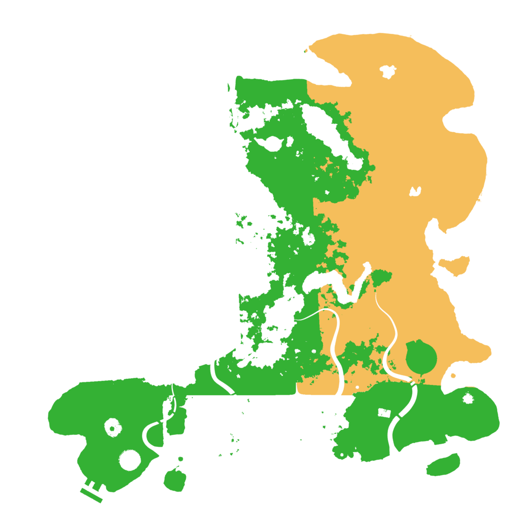 Biome Rust Map: Procedural Map, Size: 4500, Seed: 834003069