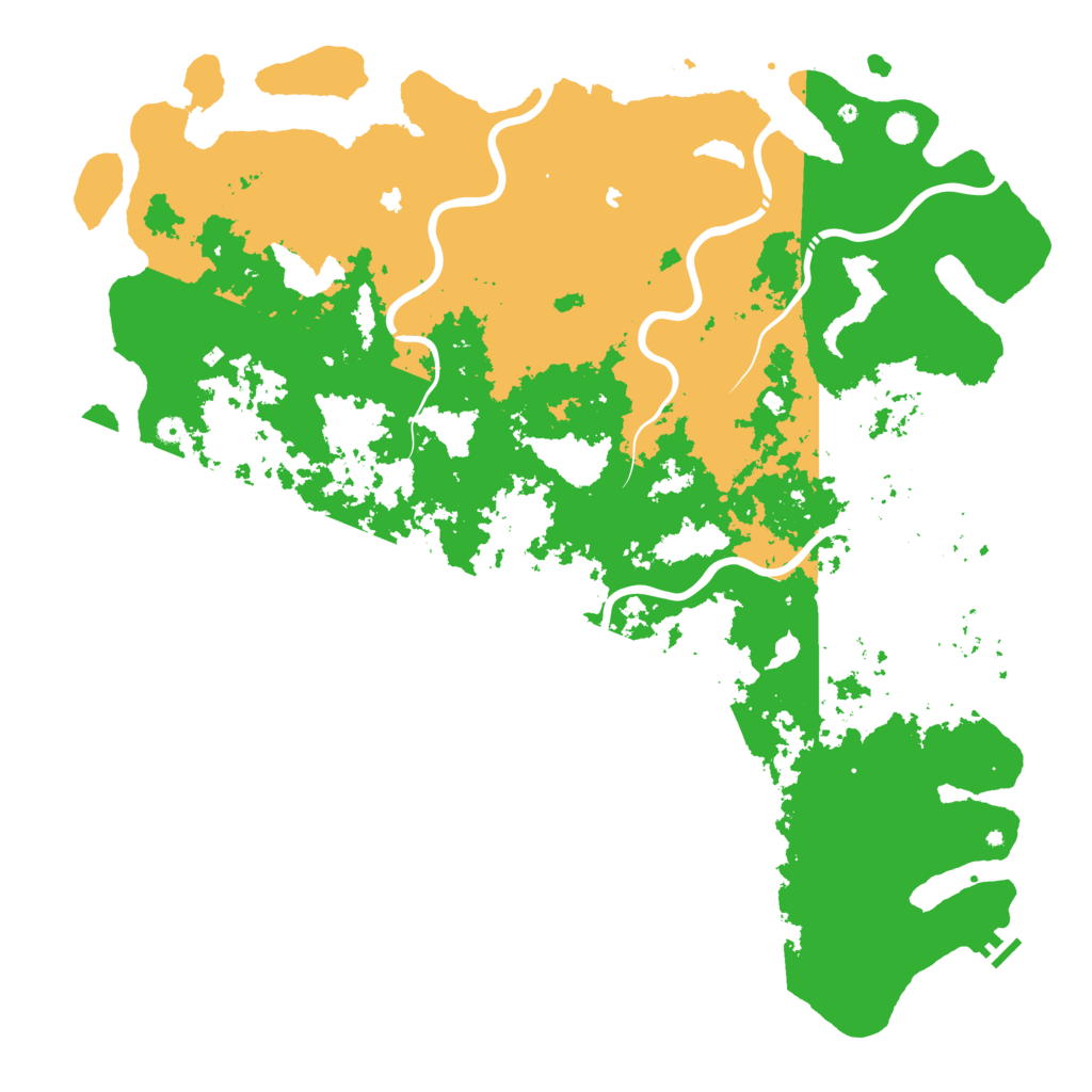 Biome Rust Map: Procedural Map, Size: 5999, Seed: 2035303164