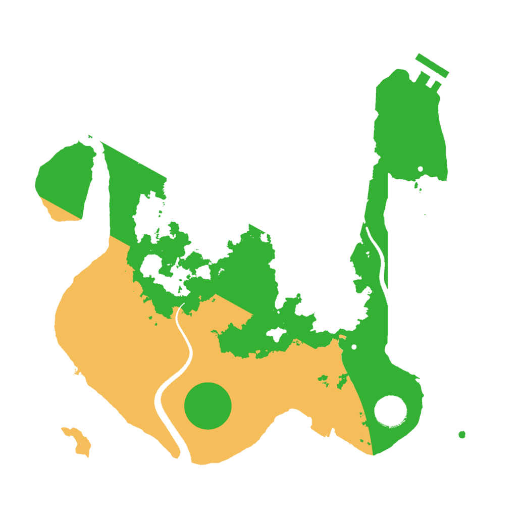 Biome Rust Map: Procedural Map, Size: 2900, Seed: 632966402