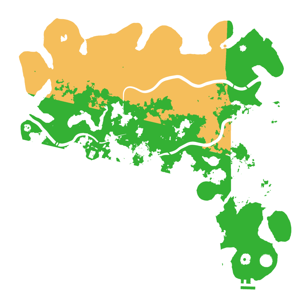 Biome Rust Map: Procedural Map, Size: 4250, Seed: 1218218091