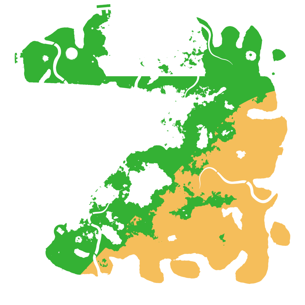 Biome Rust Map: Procedural Map, Size: 4500, Seed: 276347278