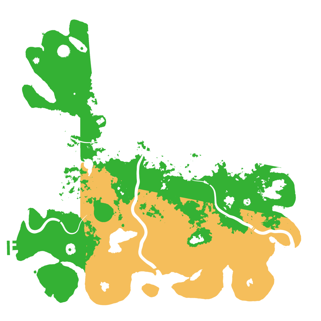 Biome Rust Map: Procedural Map, Size: 4500, Seed: 528829921