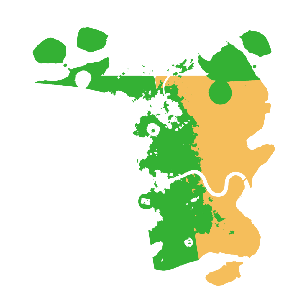 Biome Rust Map: Procedural Map, Size: 3500, Seed: 620255963