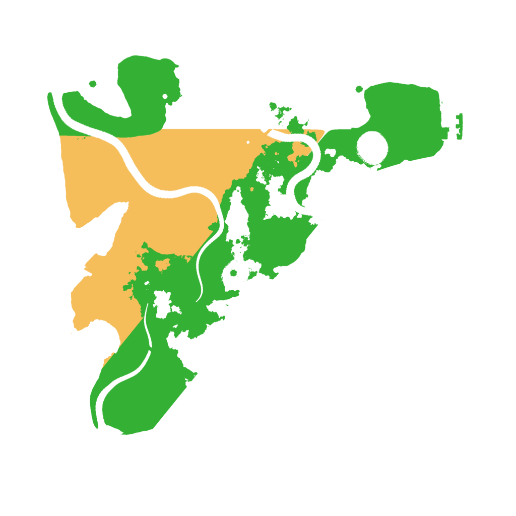 Biome Rust Map: Procedural Map, Size: 3000, Seed: 195734238