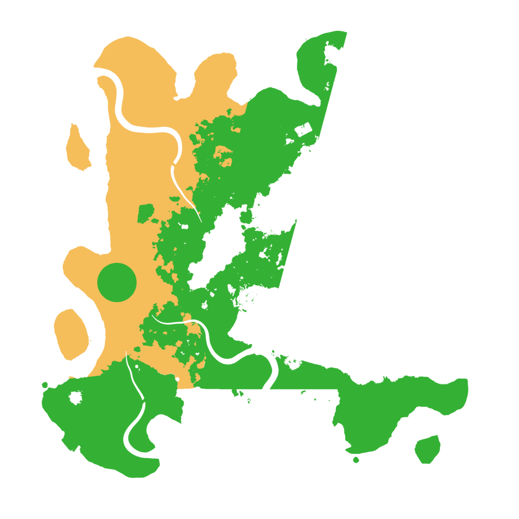 Biome Rust Map: Procedural Map, Size: 3500, Seed: 1855241414