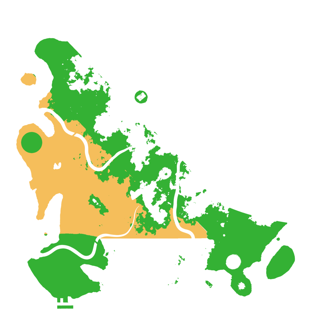 Biome Rust Map: Procedural Map, Size: 4000, Seed: 394491344