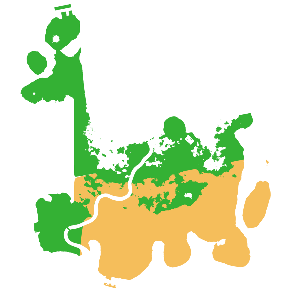 Biome Rust Map: Procedural Map, Size: 3600, Seed: 940155932
