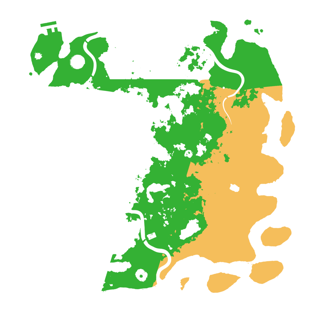 Biome Rust Map: Procedural Map, Size: 4000, Seed: 119283558