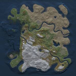 Thumbnail Rust Map: Procedural Map, Size: 4250, Seed: 866120484, 16 Monuments