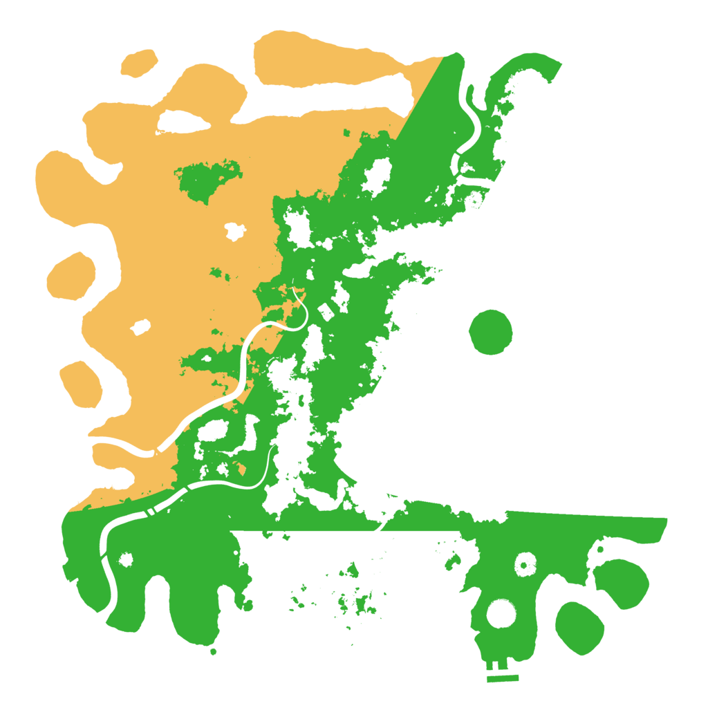 Biome Rust Map: Procedural Map, Size: 4500, Seed: 1633694058
