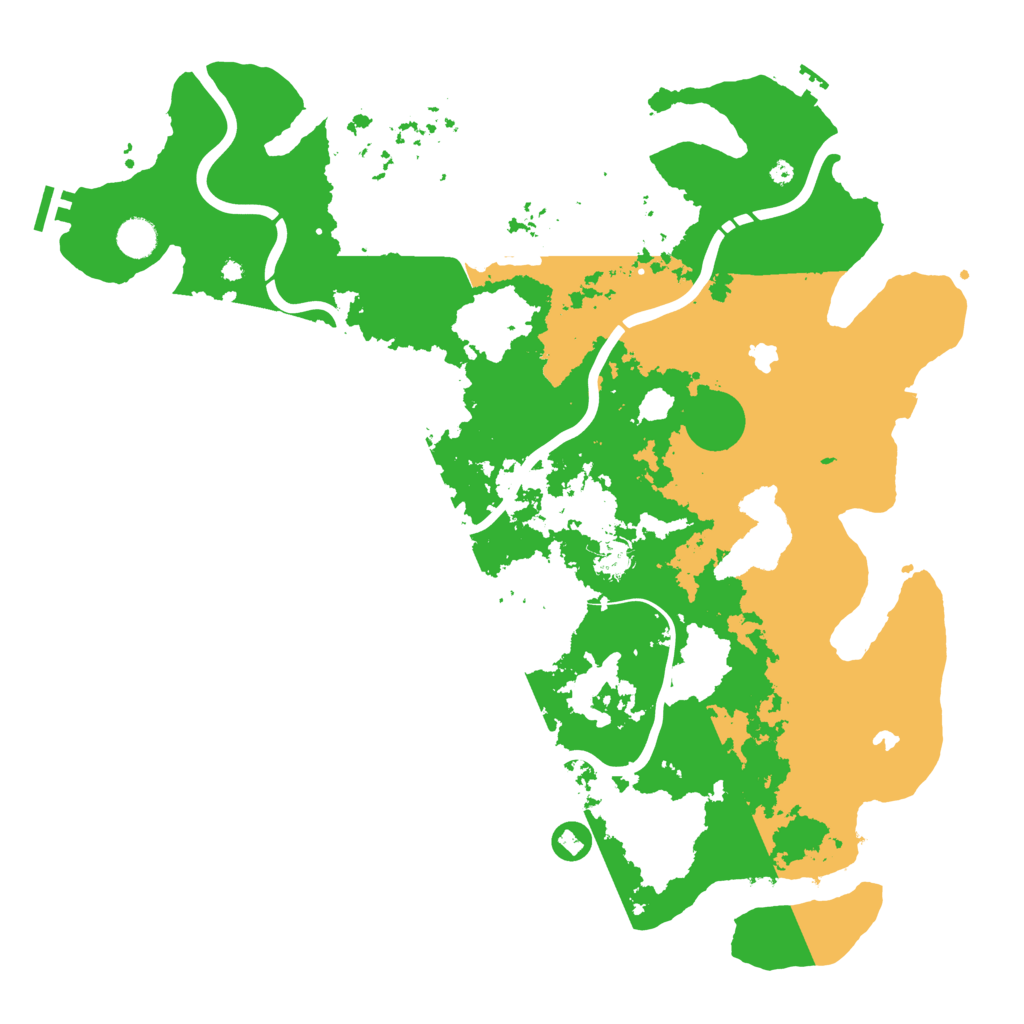 Biome Rust Map: Procedural Map, Size: 4500, Seed: 1709953825