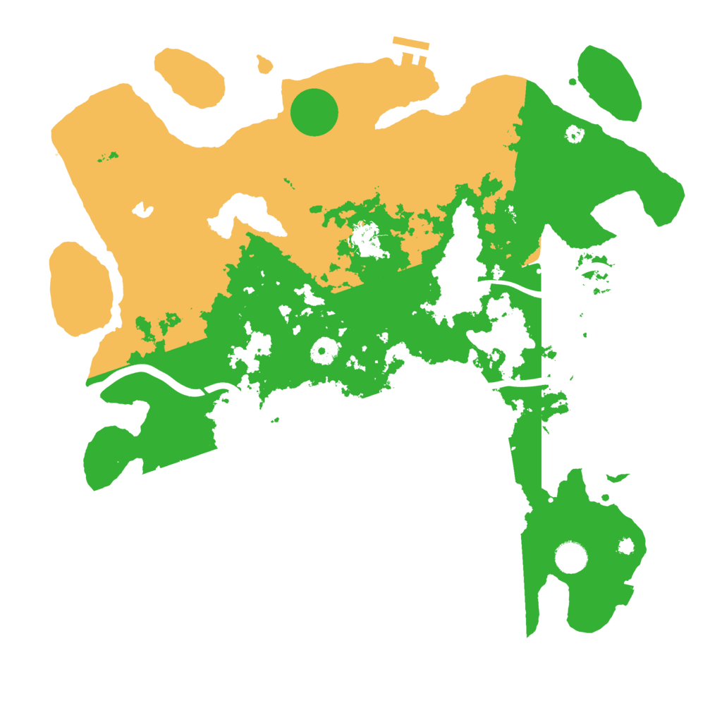 Biome Rust Map: Procedural Map, Size: 4000, Seed: 1922190943
