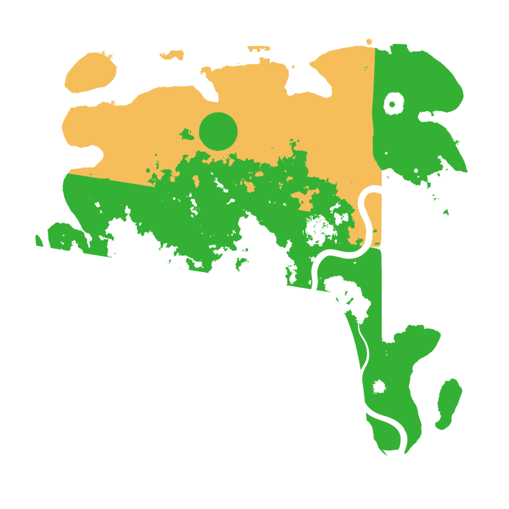 Biome Rust Map: Procedural Map, Size: 3500, Seed: 938286462