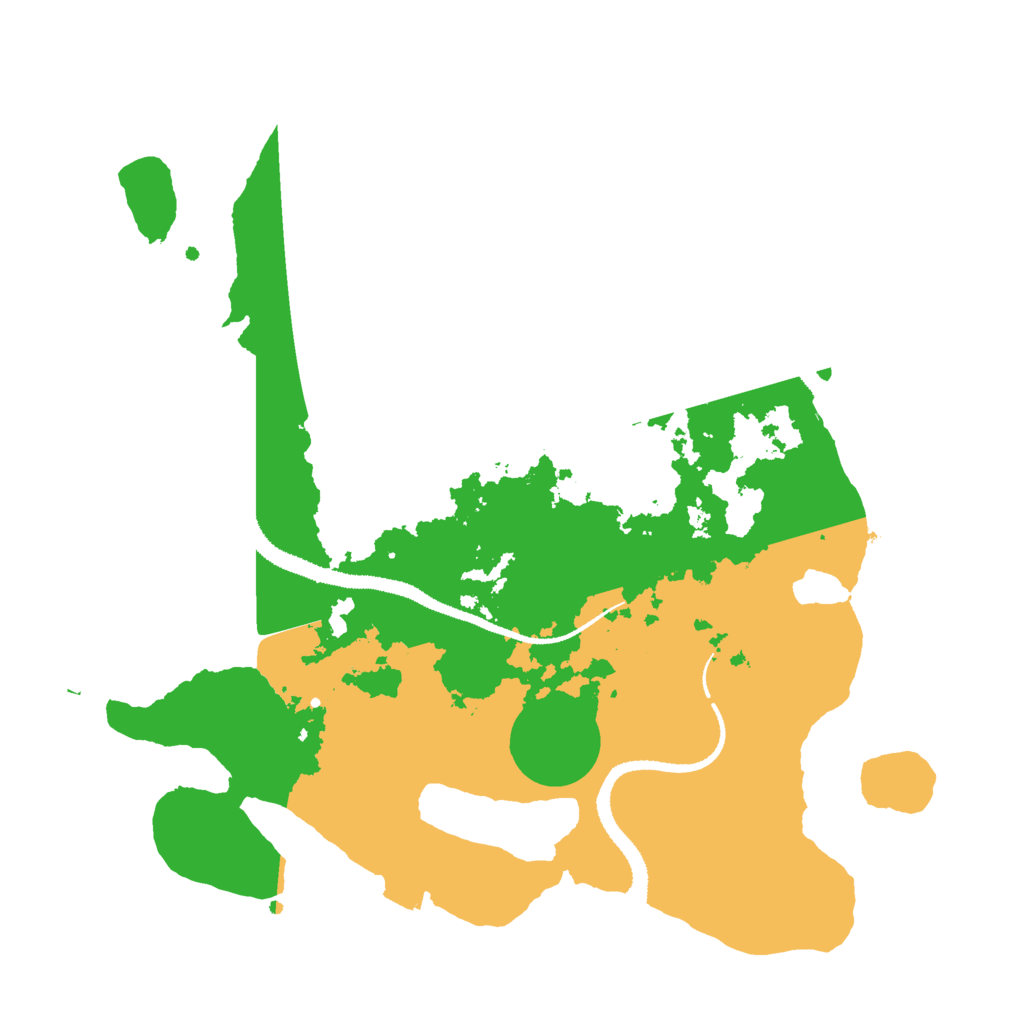 Biome Rust Map: Procedural Map, Size: 3000, Seed: 78729