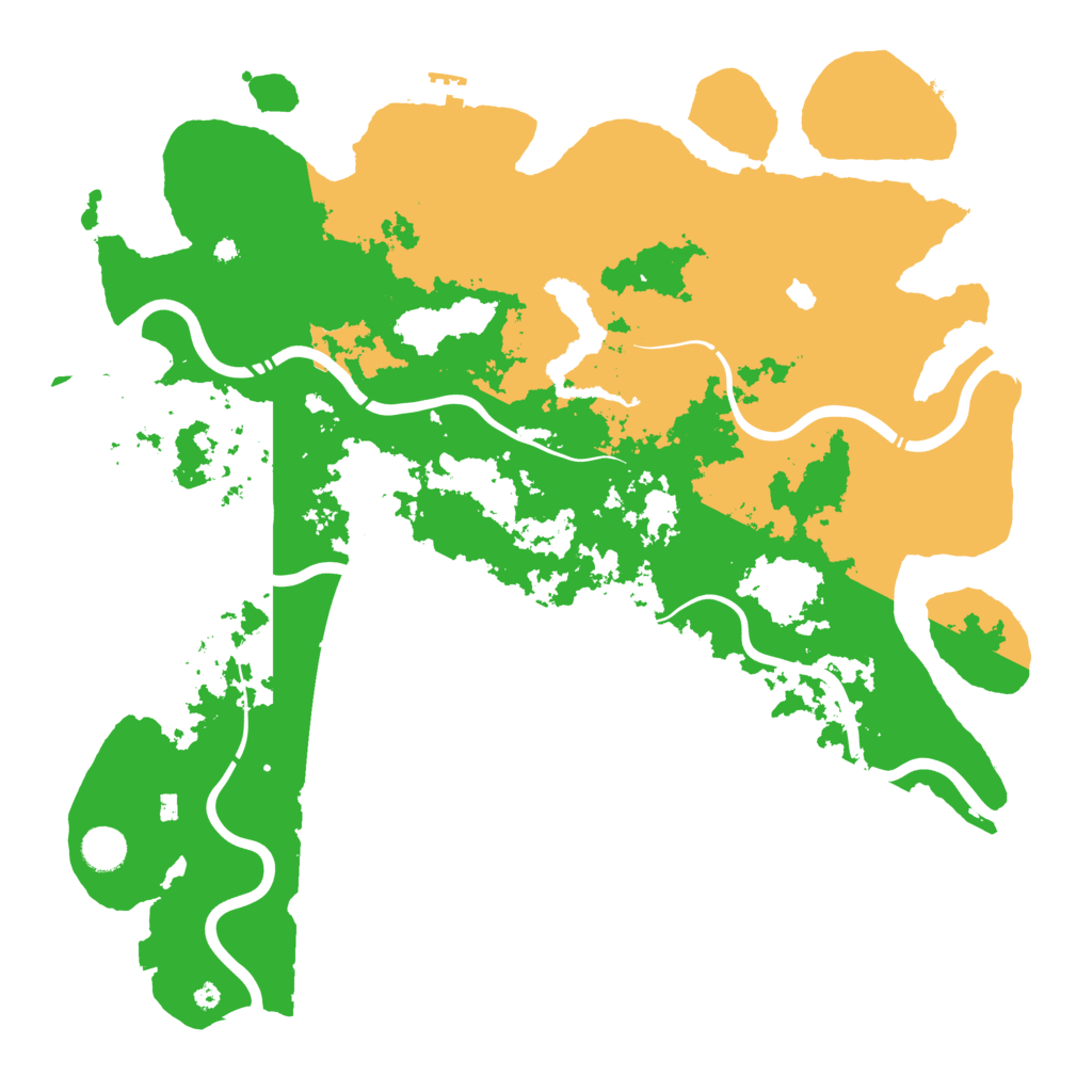 Biome Rust Map: Procedural Map, Size: 4300, Seed: 25951526