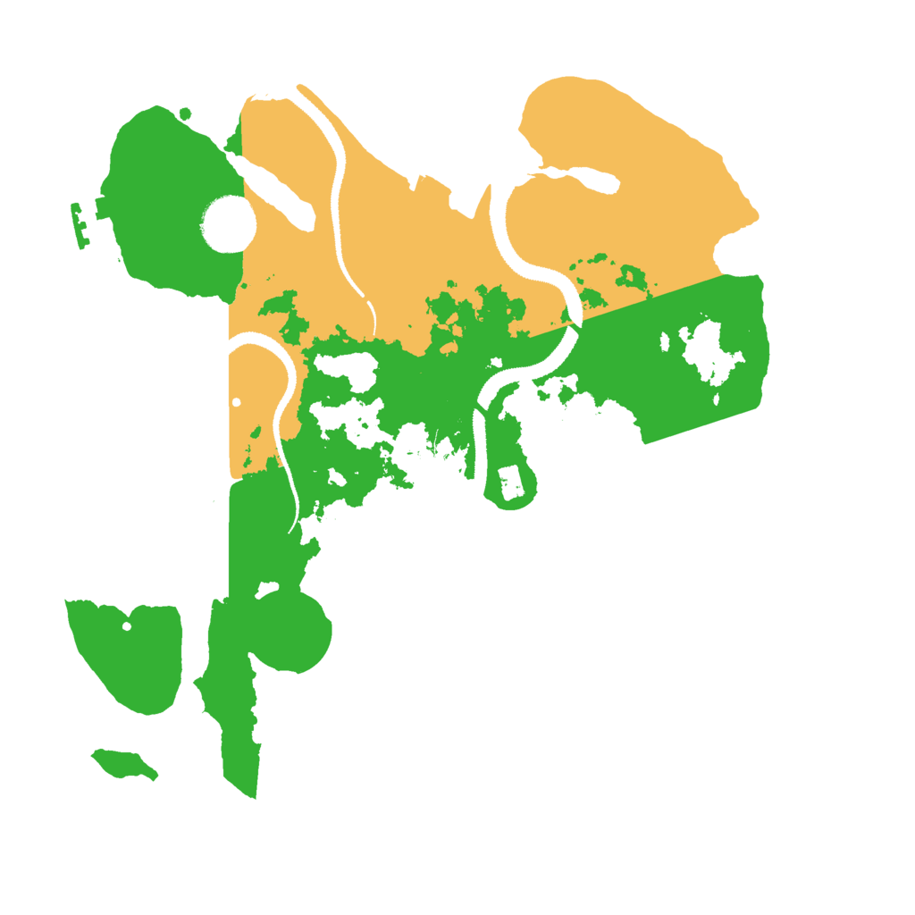 Biome Rust Map: Procedural Map, Size: 3000, Seed: 14334