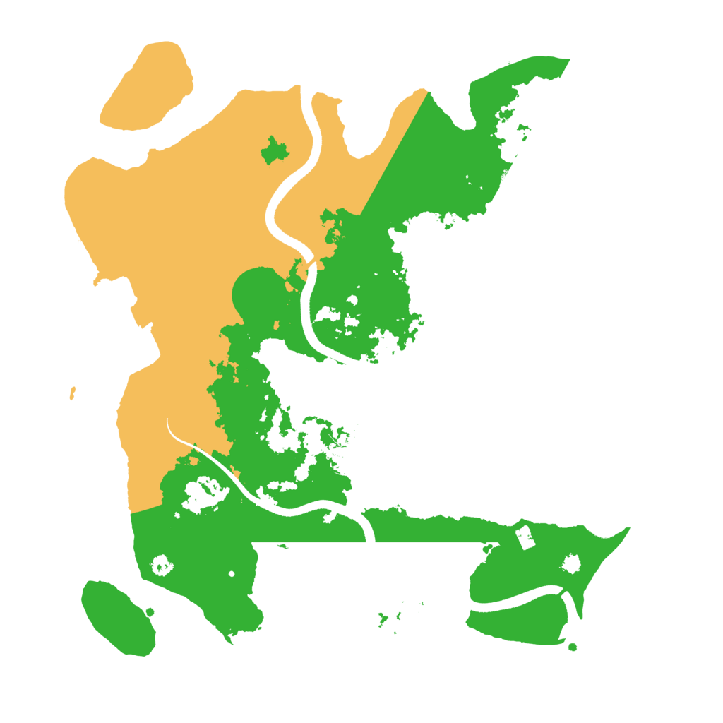 Biome Rust Map: Procedural Map, Size: 3500, Seed: 847587675
