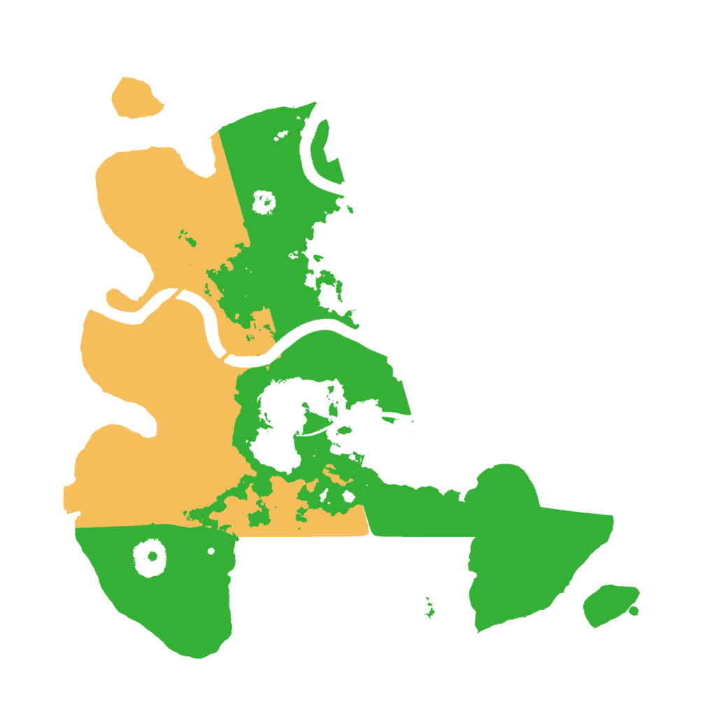 Biome Rust Map: Procedural Map, Size: 3000, Seed: 946431261