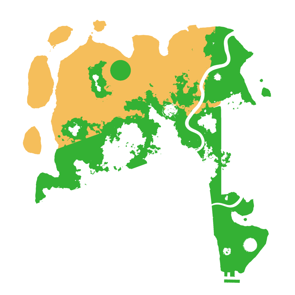 Biome Rust Map: Procedural Map, Size: 3800, Seed: 11983