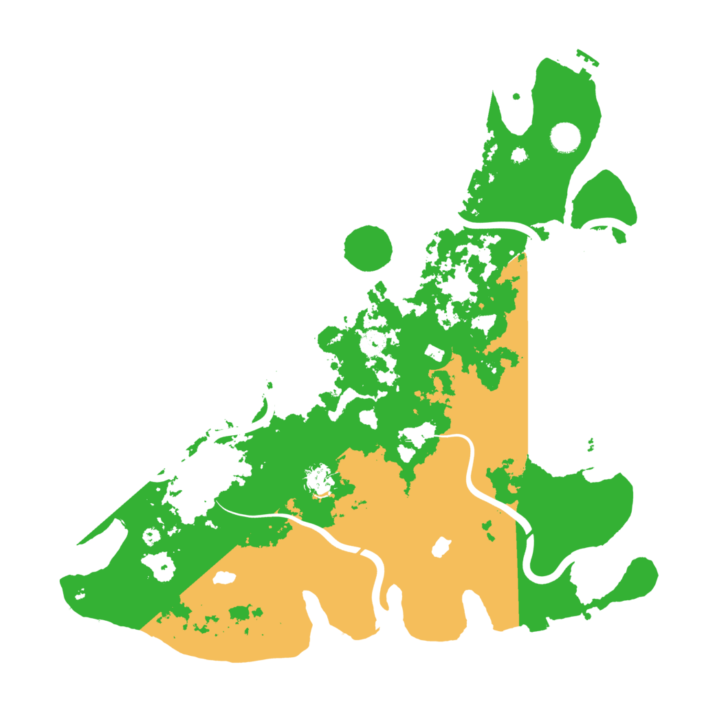 Biome Rust Map: Procedural Map, Size: 4096, Seed: 1370134367