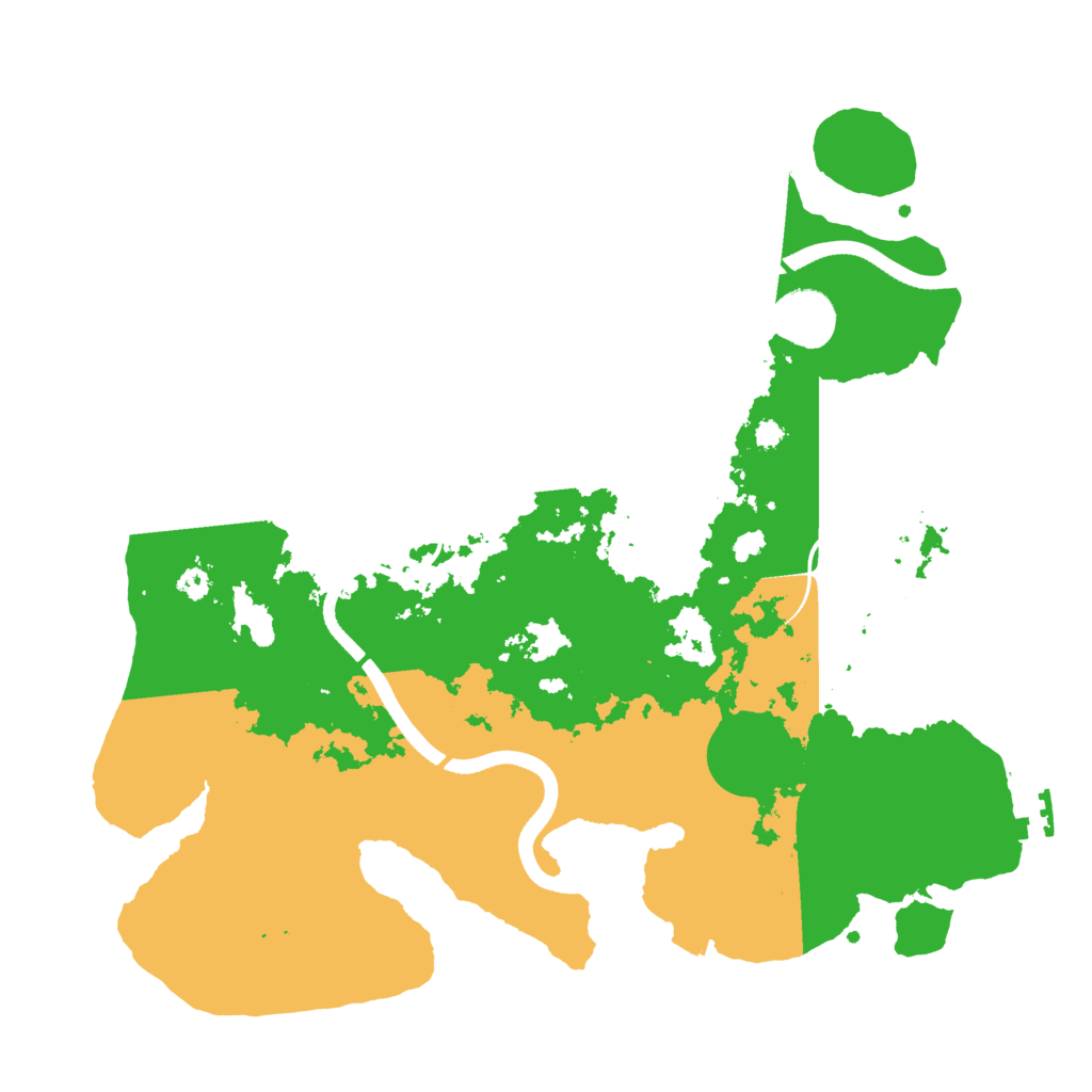 Biome Rust Map: Procedural Map, Size: 3500, Seed: 1919753786