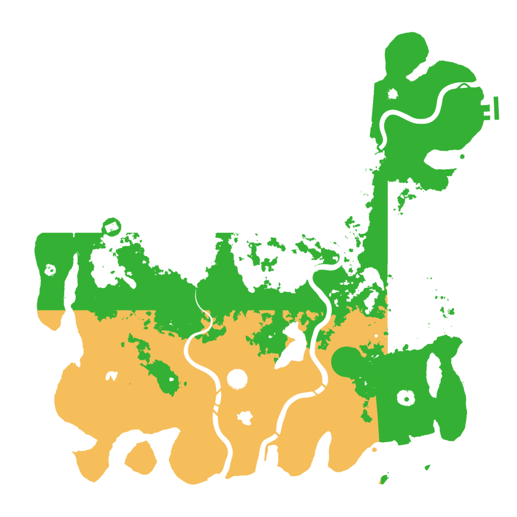 Biome Rust Map: Procedural Map, Size: 4500, Seed: 2006343748