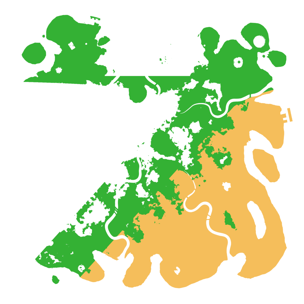 Biome Rust Map: Procedural Map, Size: 4500, Seed: 743246929
