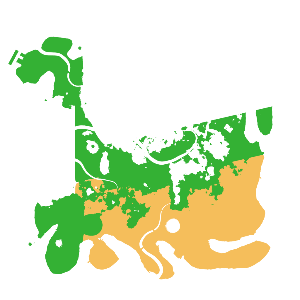 Biome Rust Map: Procedural Map, Size: 3750, Seed: 1231241241
