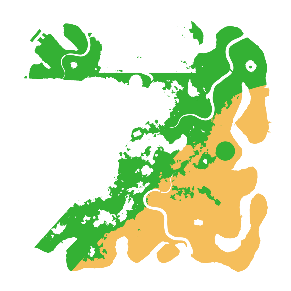 Biome Rust Map: Procedural Map, Size: 4000, Seed: 366625268