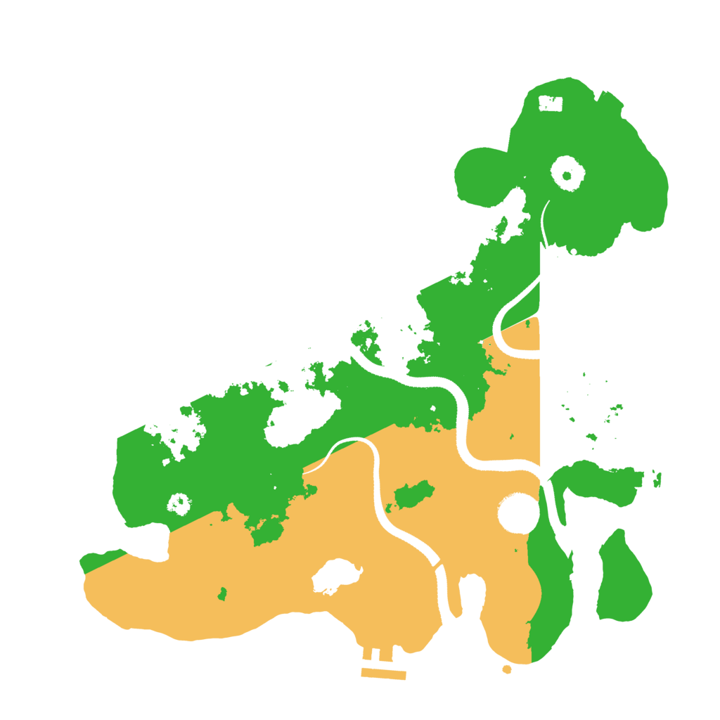 Biome Rust Map: Procedural Map, Size: 3250, Seed: 1722723601