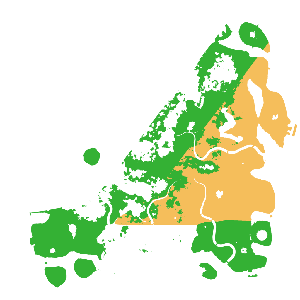Biome Rust Map: Procedural Map, Size: 5000, Seed: 1218607075