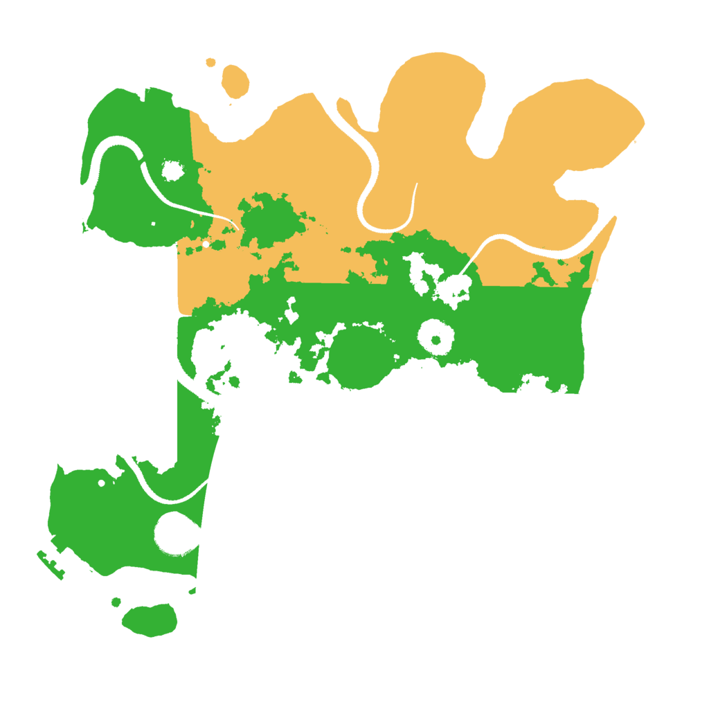 Biome Rust Map: Procedural Map, Size: 3000, Seed: 411428190