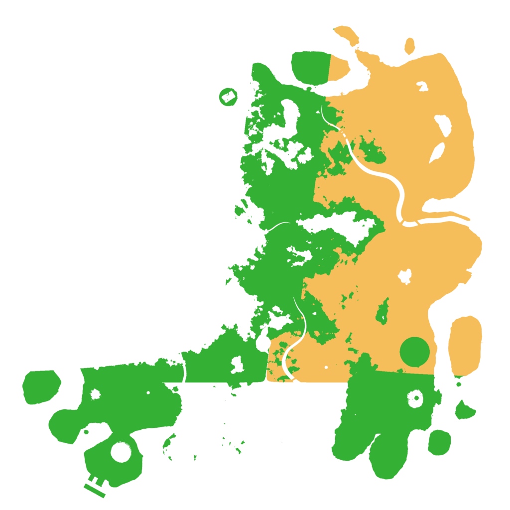 Biome Rust Map: Procedural Map, Size: 4500, Seed: 288669271