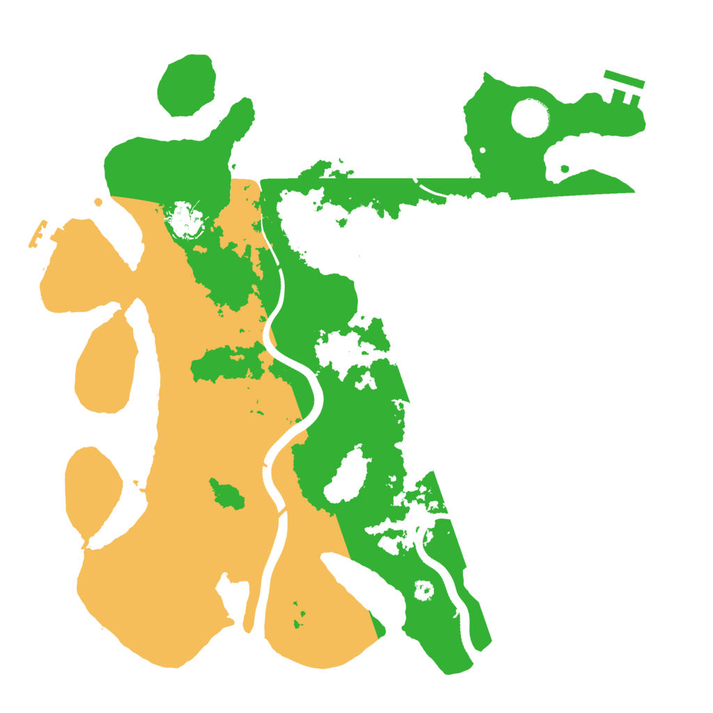 Biome Rust Map: Procedural Map, Size: 3500, Seed: 1941066755