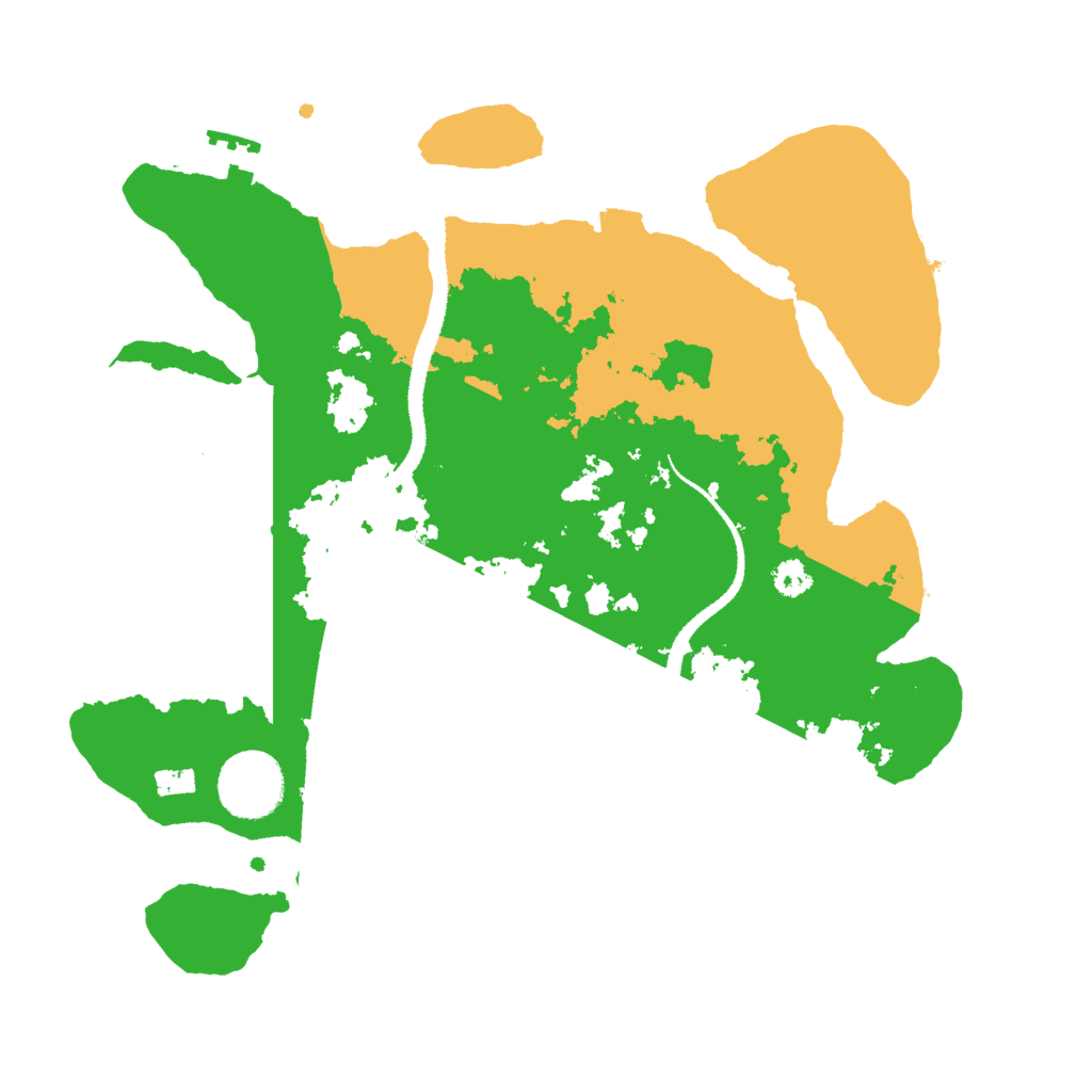 Biome Rust Map: Procedural Map, Size: 3000, Seed: 1819282095