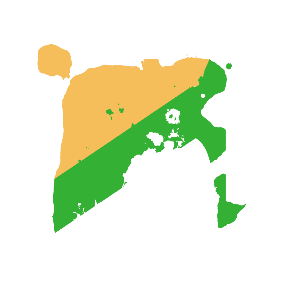 Biome Rust Map: Procedural Map, Size: 2000, Seed: 1305692831