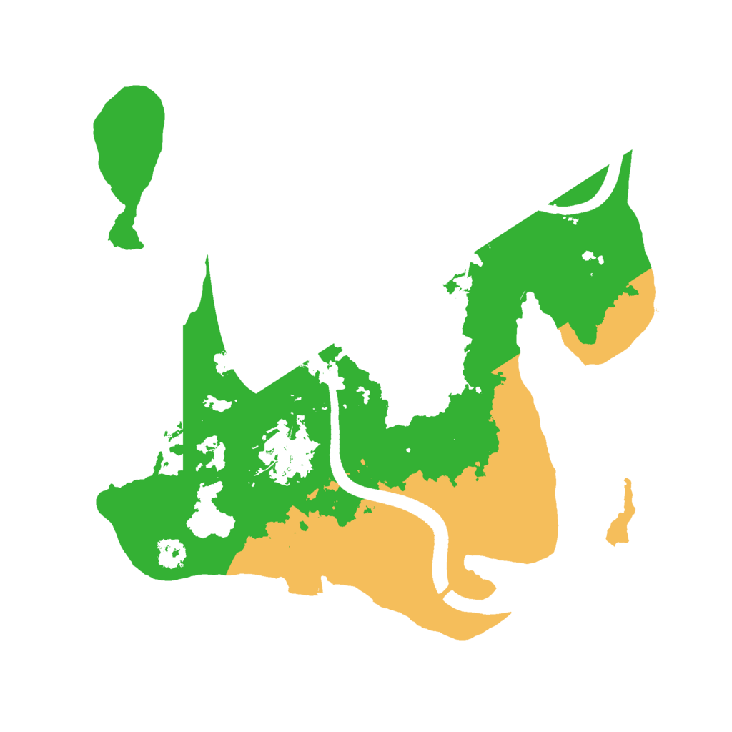 Biome Rust Map: Procedural Map, Size: 2500, Seed: 1826433272