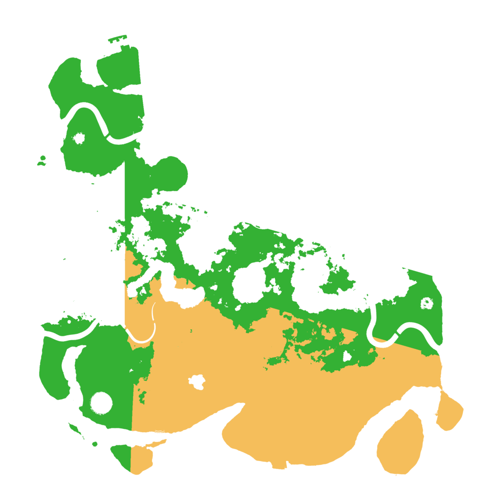 Biome Rust Map: Procedural Map, Size: 4000, Seed: 61625385