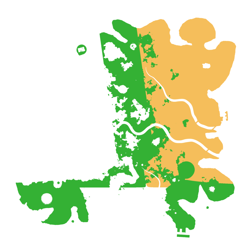 Biome Rust Map: Procedural Map, Size: 4000, Seed: 406208655