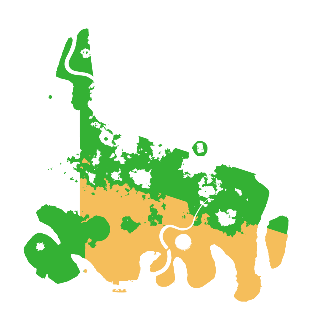 Biome Rust Map: Procedural Map, Size: 3500, Seed: 111929484