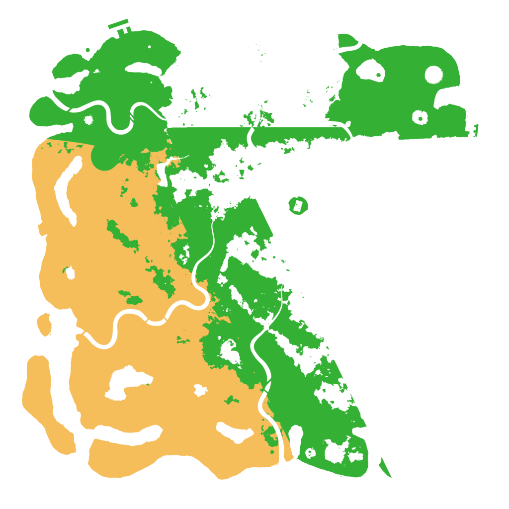 Biome Rust Map: Procedural Map, Size: 5000, Seed: 484074405