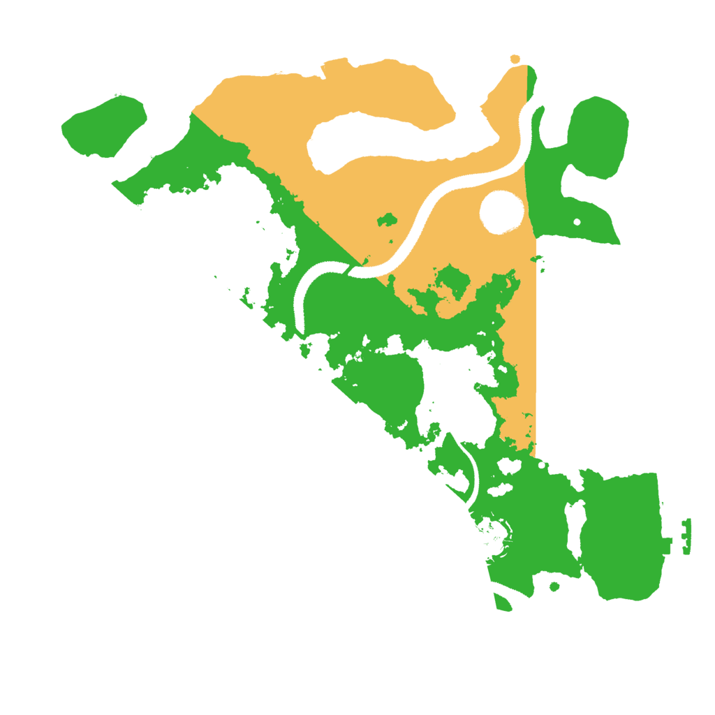 Biome Rust Map: Procedural Map, Size: 3000, Seed: 2477490