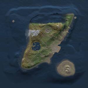 Thumbnail Rust Map: Procedural Map, Size: 1500, Seed: 1641843217, 3 Monuments