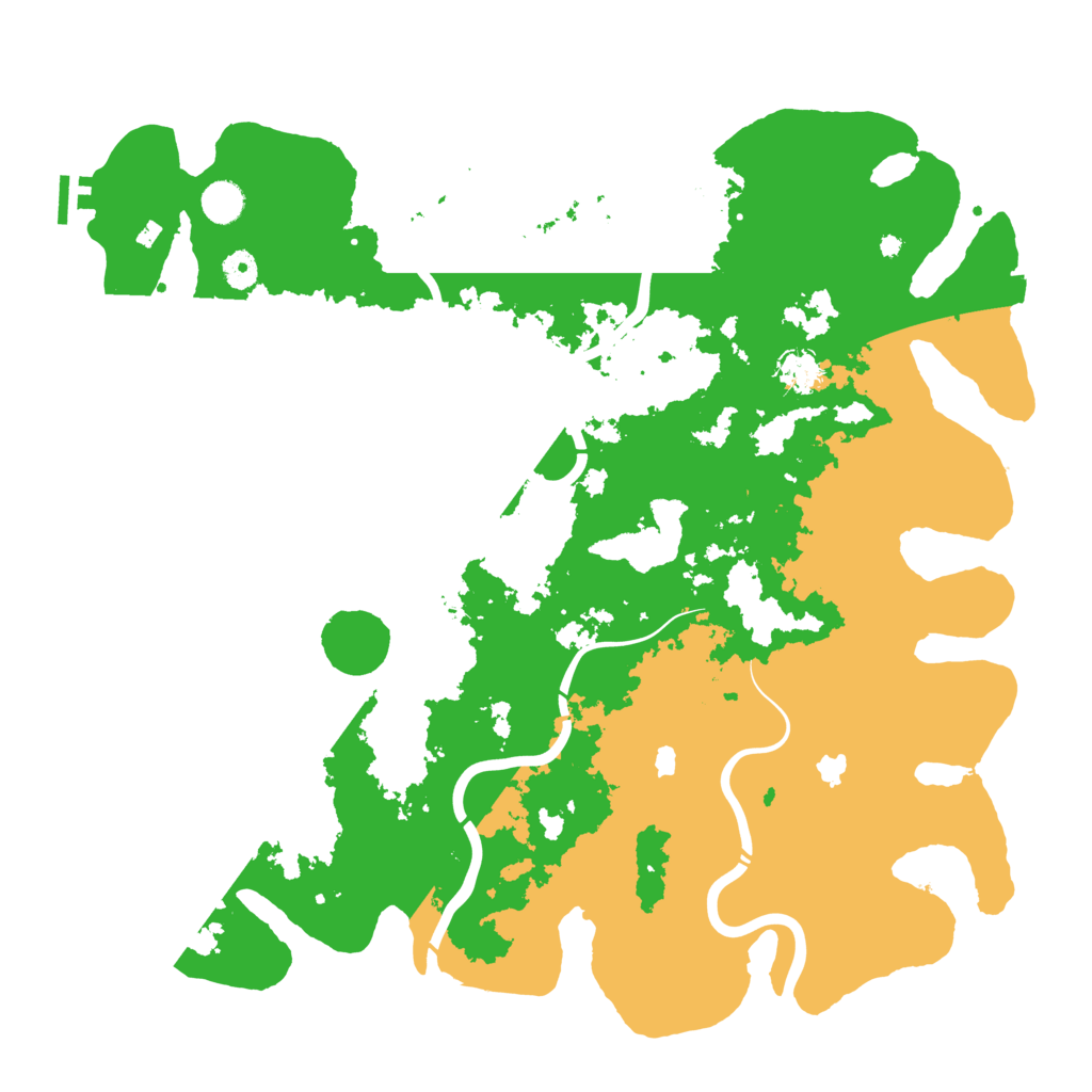 Biome Rust Map: Procedural Map, Size: 4500, Seed: 697293340