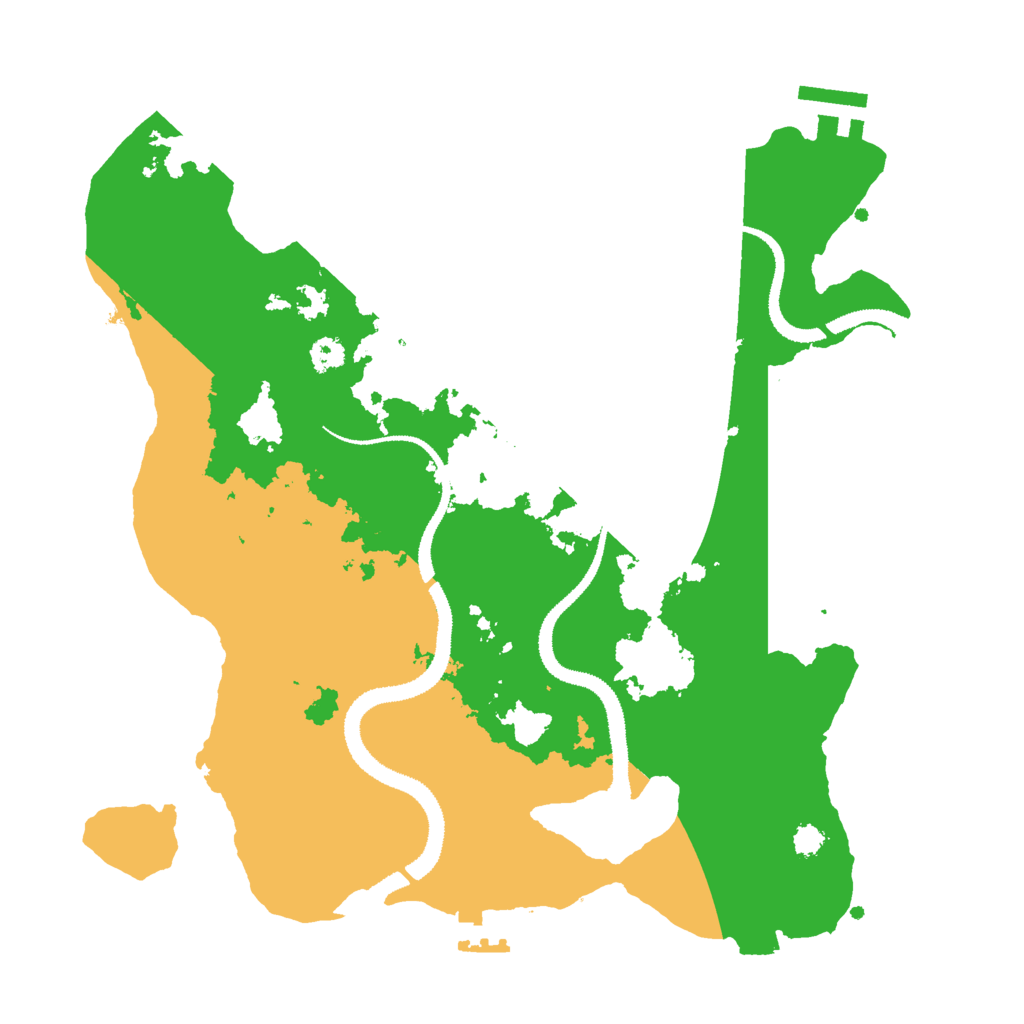 Biome Rust Map: Procedural Map, Size: 3000, Seed: 62411655