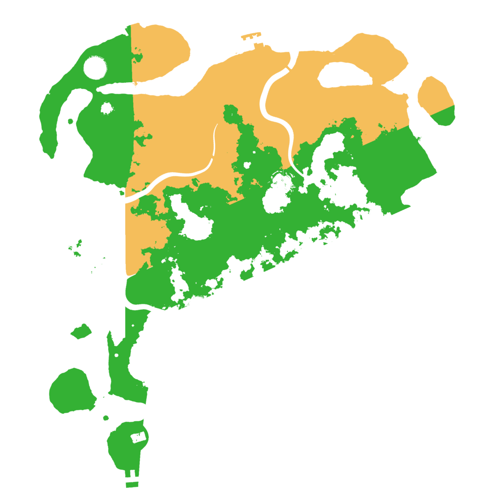 Biome Rust Map: Procedural Map, Size: 3800, Seed: 1154387867