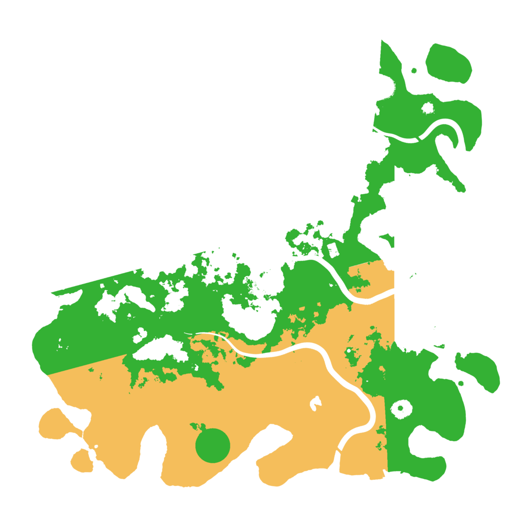 Biome Rust Map: Procedural Map, Size: 4000, Seed: 75437