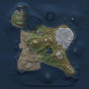 Thumbnail Rust Map: Procedural Map, Size: 2000, Seed: 77779, 5 Monuments