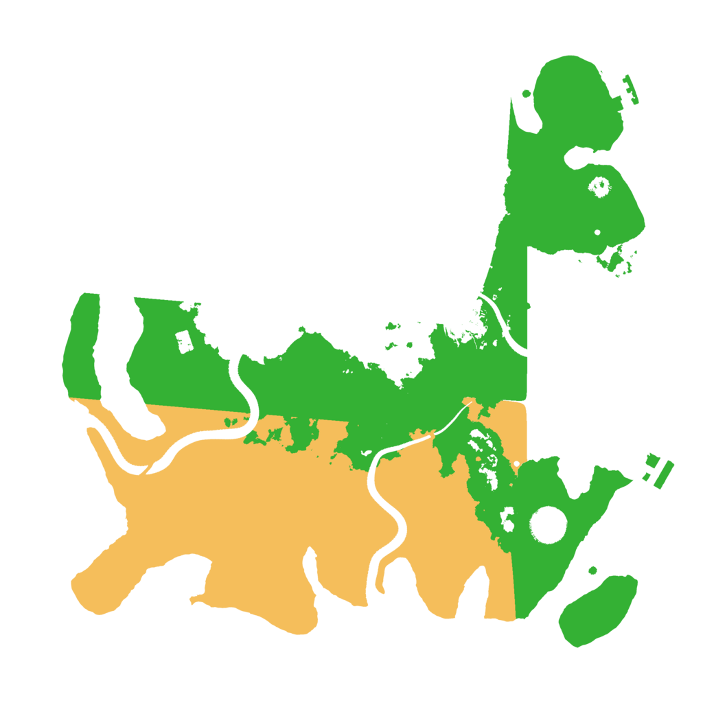 Biome Rust Map: Procedural Map, Size: 3500, Seed: 1823498300