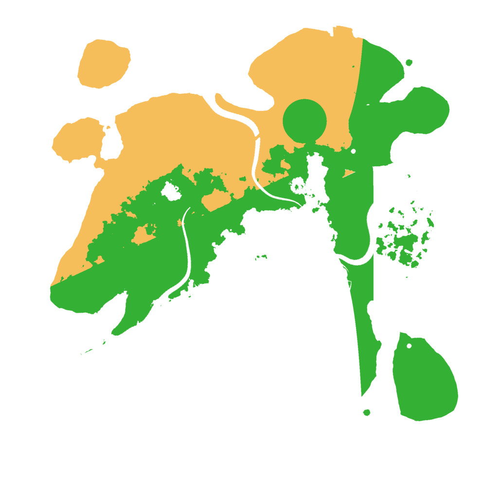 Biome Rust Map: Procedural Map, Size: 3000, Seed: 761162001